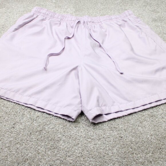 Nike Shorts Mens 2XL XXL Purple Mesh Lined Woven Flow Drawstring 100% Polyester - Picture 2 of 15